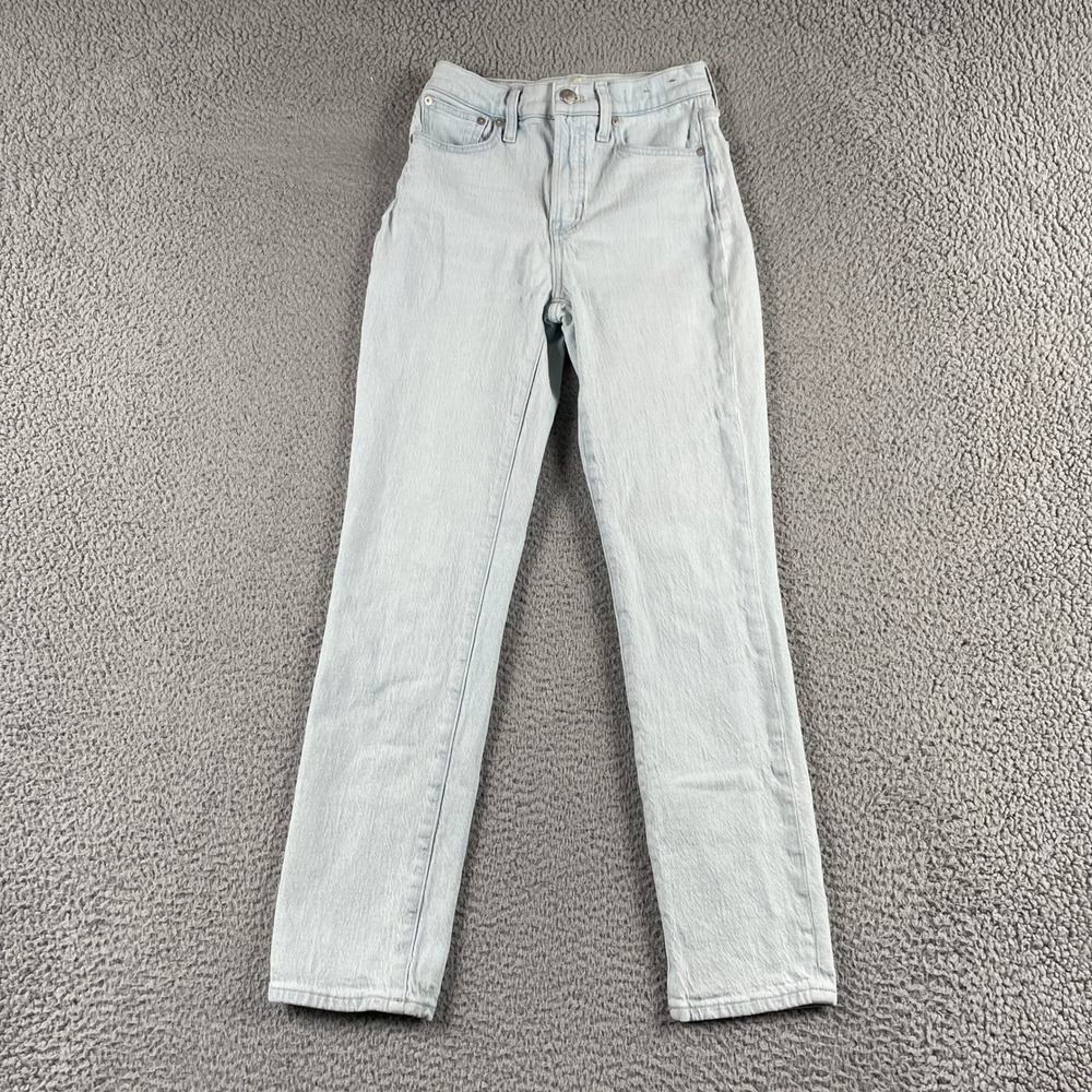 Madewell Jeans Womens 24 Light Blue The Perfect Vintage Jean Straight High Rise